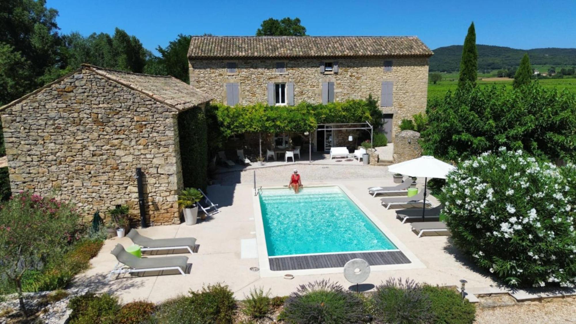 Le Gite De Montagnac La Roque-sur-Ceze Luaran gambar