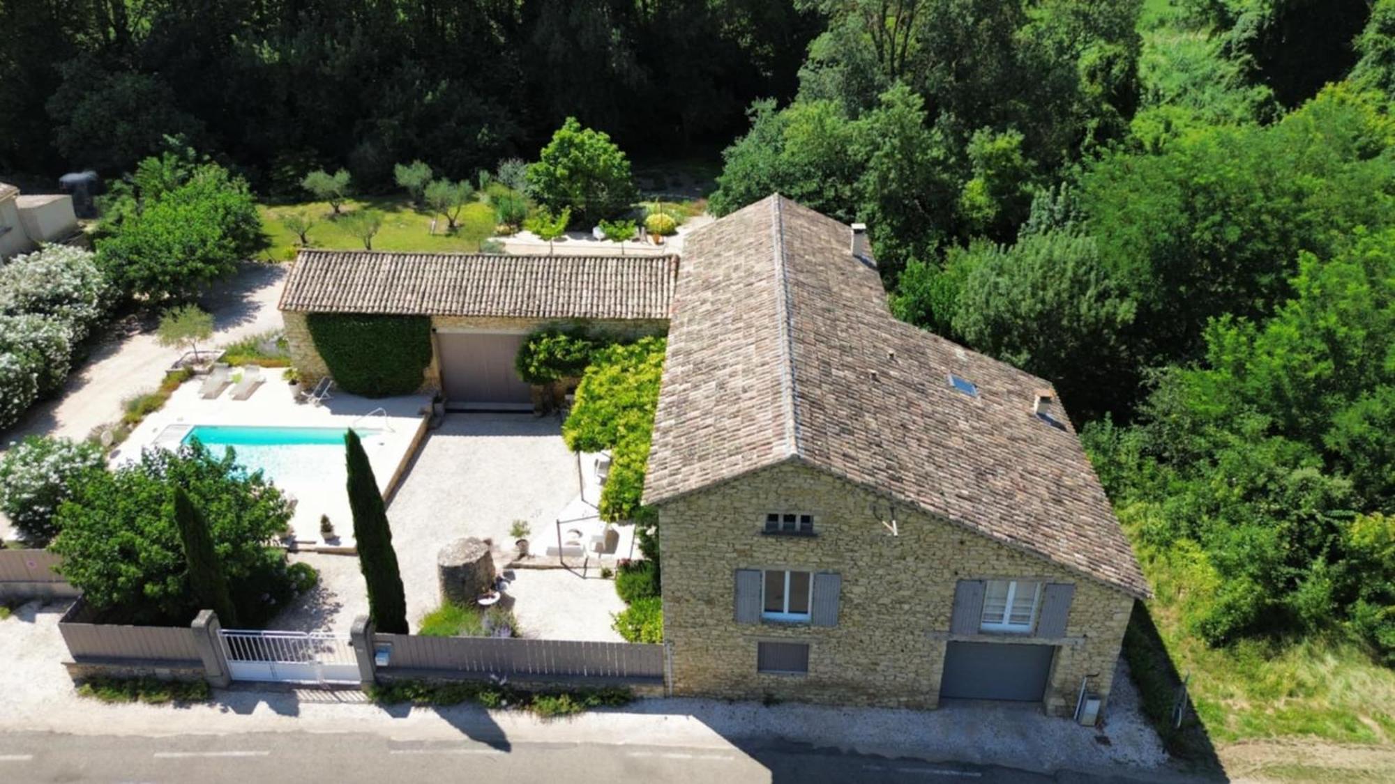 Le Gite De Montagnac La Roque-sur-Ceze Luaran gambar
